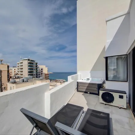 דירה Seaview 4bd & Penthouse With Jacuzzi *